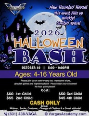 Vargas Academy Parents Night Out Halloween Bash
